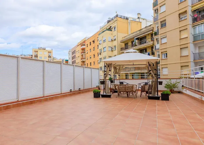 Aparteasy - Private Terrace, 3 Bedrooms, Eixample * Барселона